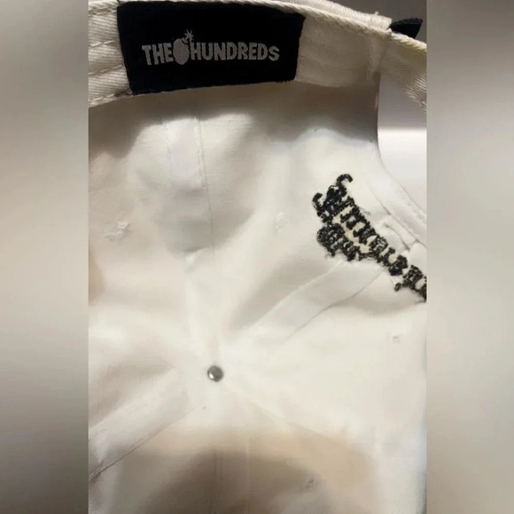Vintage 3 x The Hundreds streetwear athletic trendy casual SnapBack cap OS - Picture 6 of 6